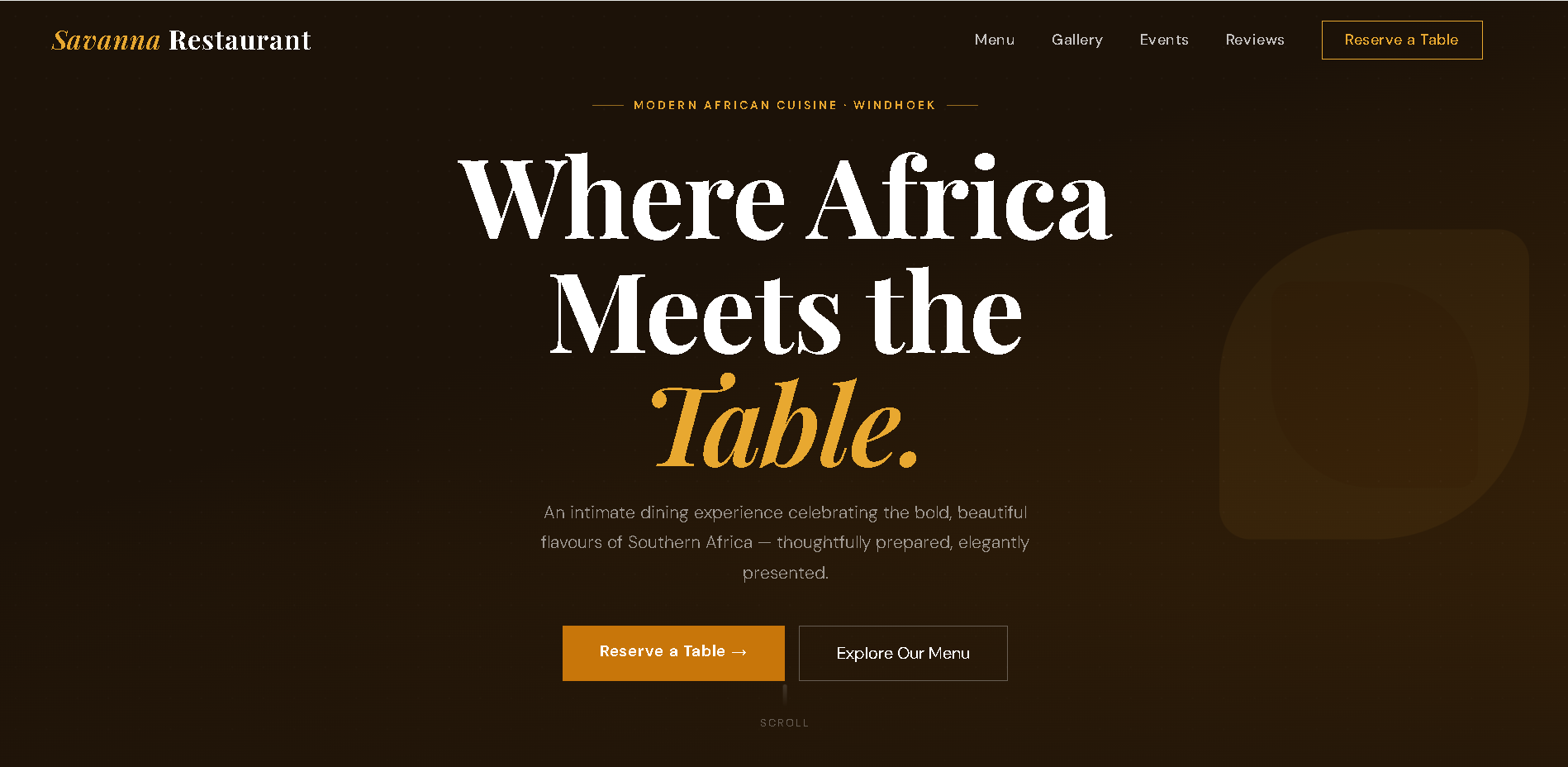 Savanna Restaurant